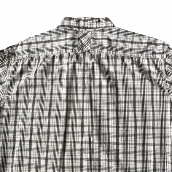 Timberland Plaid Short Sleeve Button Down Shirt M - Picture 5 of 10